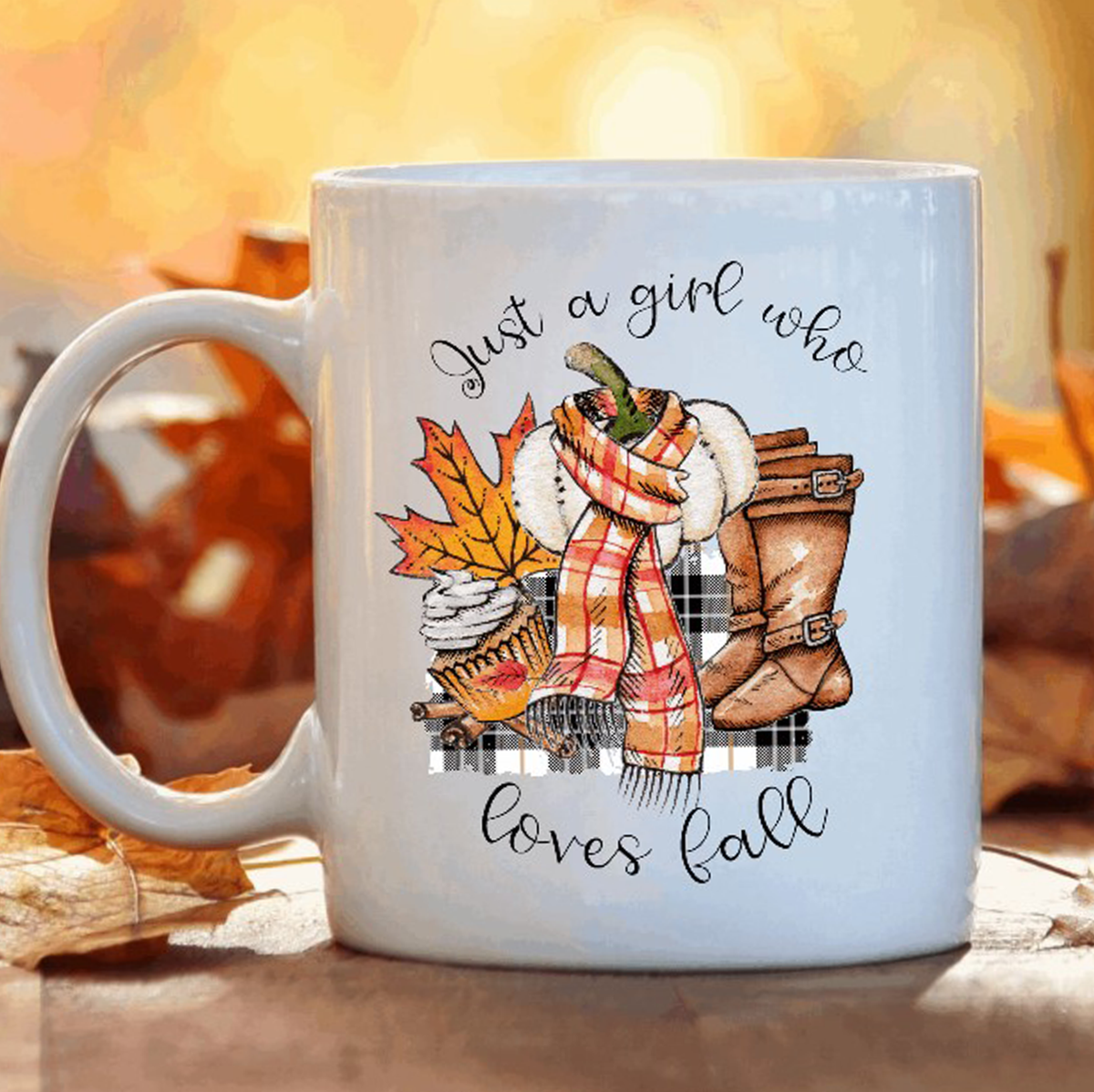 Girl Who Loves Fall Mug