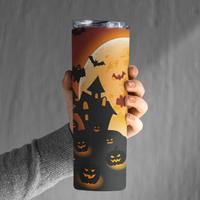 Halloween Haunted House Tumbler