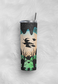 Spooky Witch Halloween Tumbler