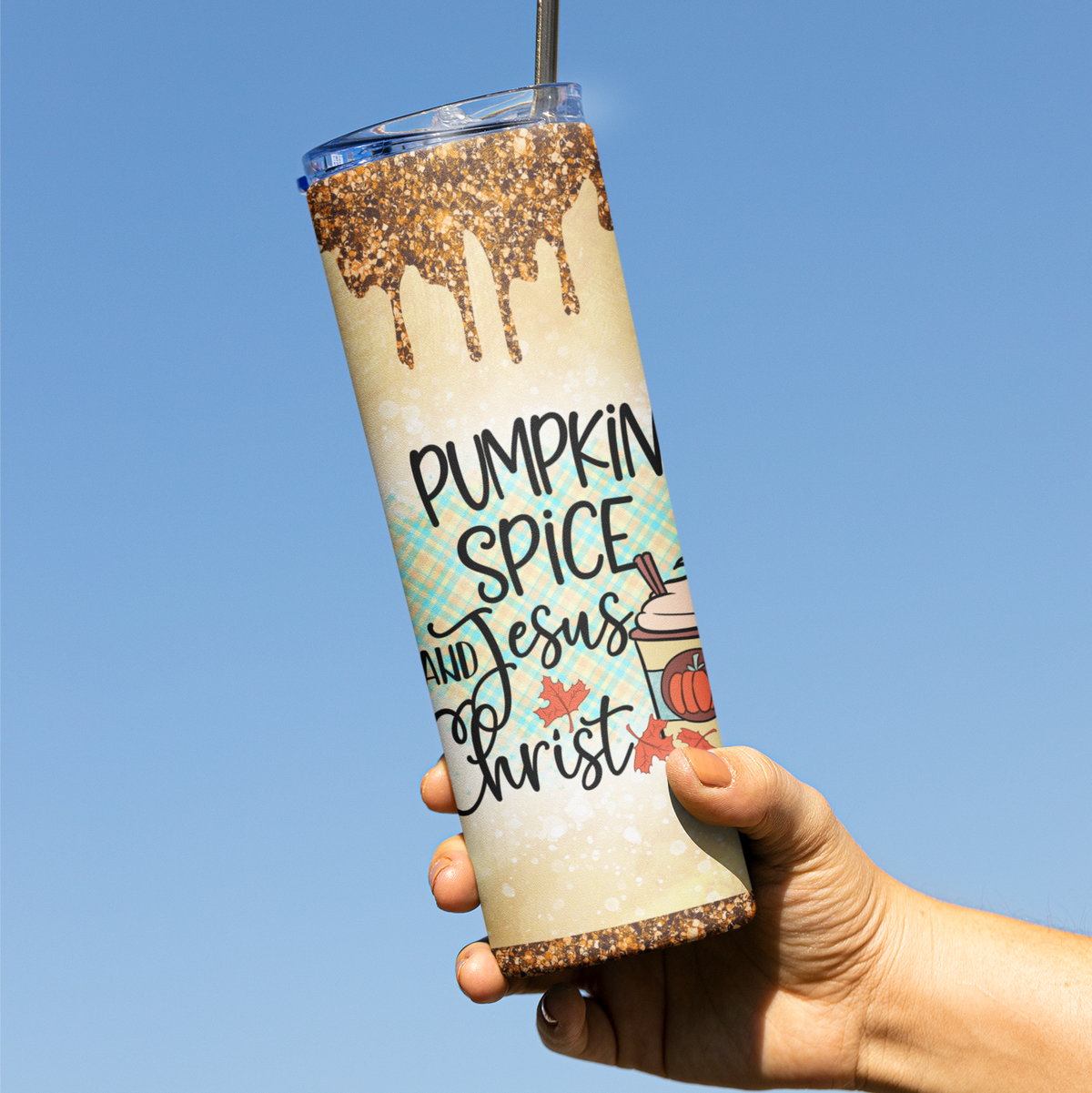 Pumpkin Spice Skinny Tumbler