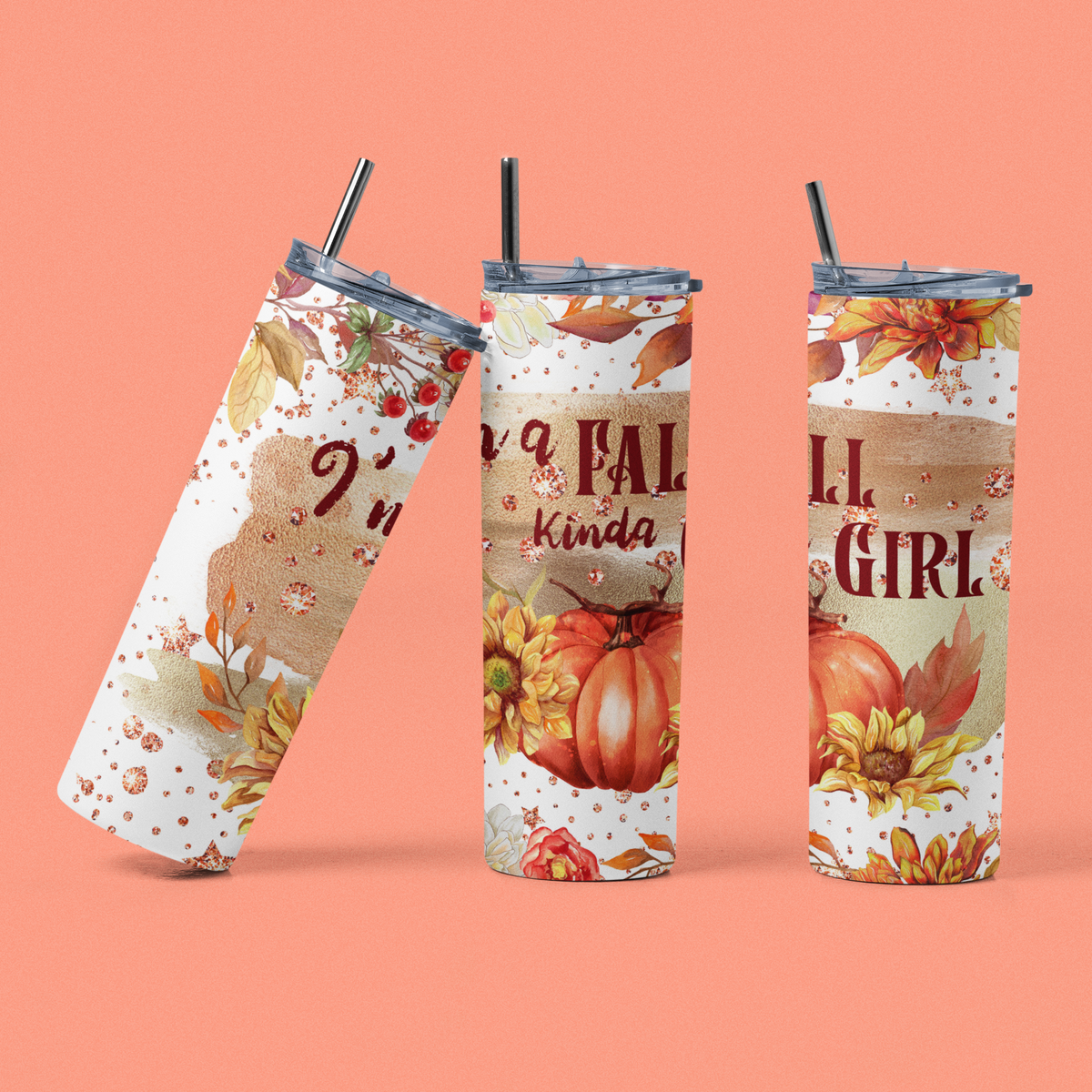 Fall Kinda Girl Autumn Tumbler