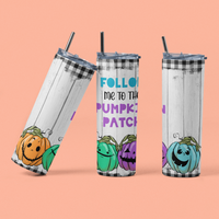 Pumpkin Patch Autumn Skinny Tumbler