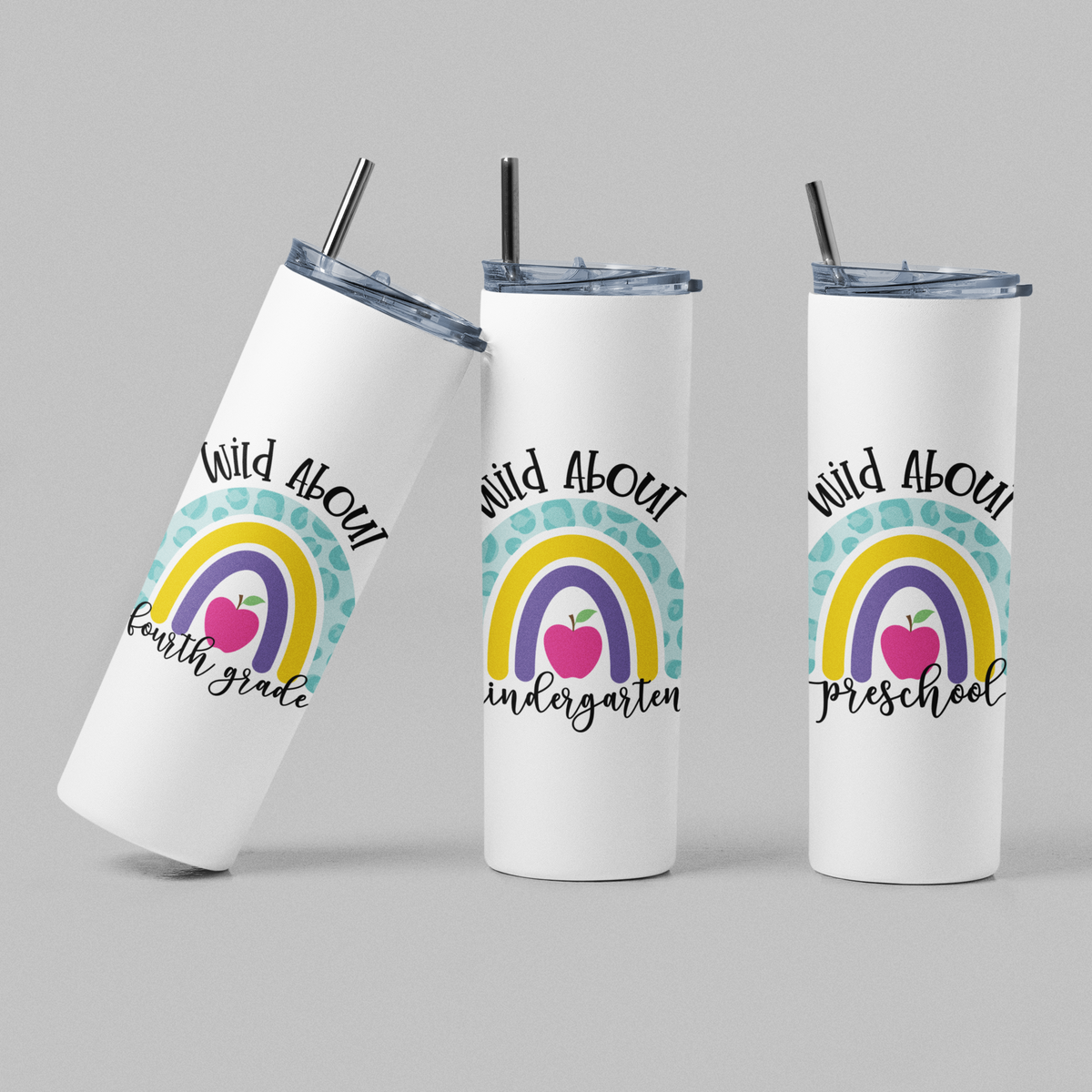 Wild About Teaching Skinny Tumbler