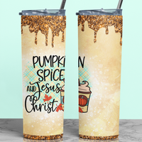 Pumpkin Spice Skinny Tumbler