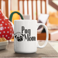 Pug Mom Personalized Mug