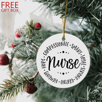 Nurse Christmas Ornament