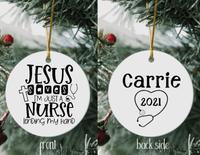 Religious Nurse Christmas Ornament