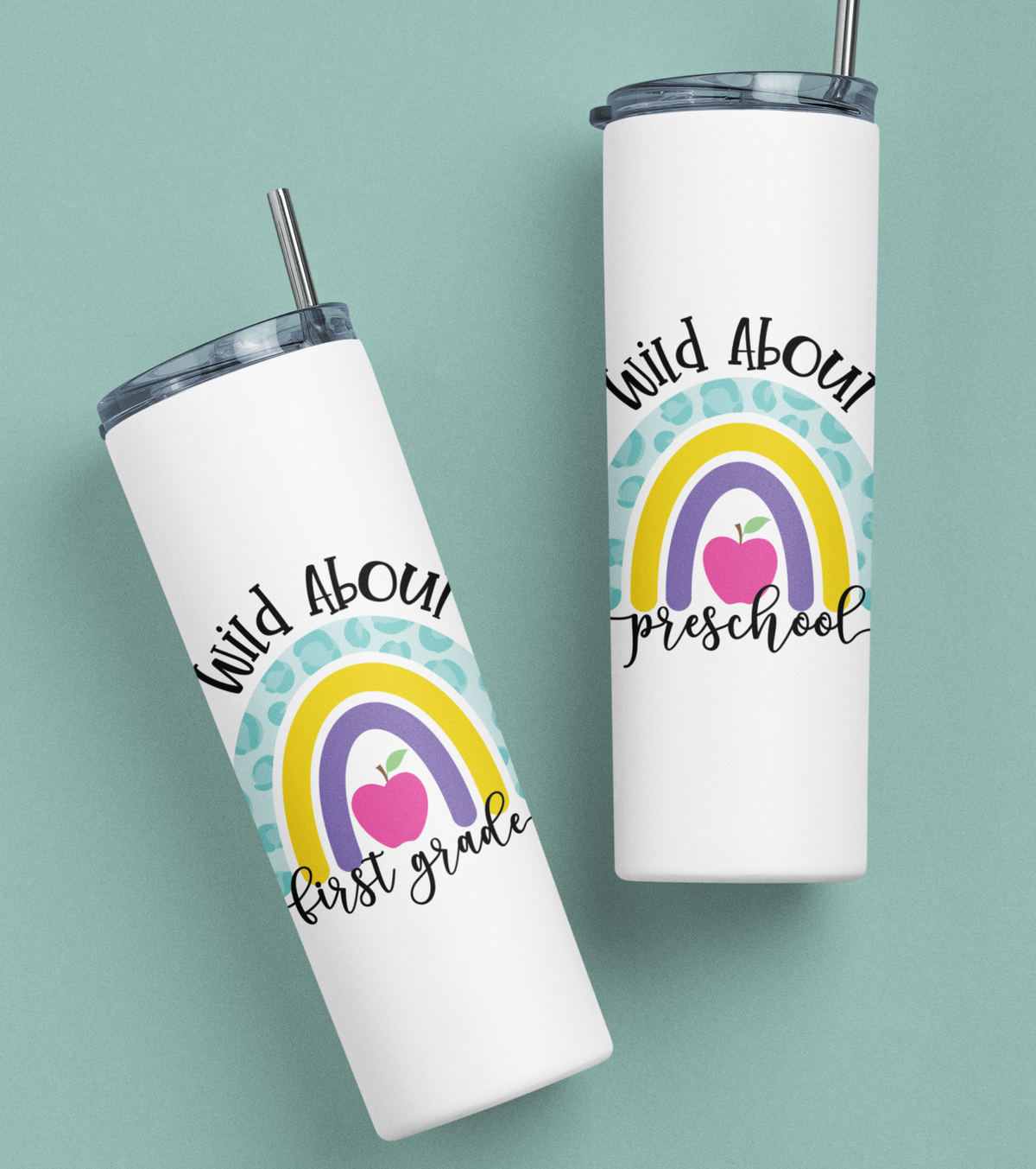 Wild About Teaching Skinny Tumbler