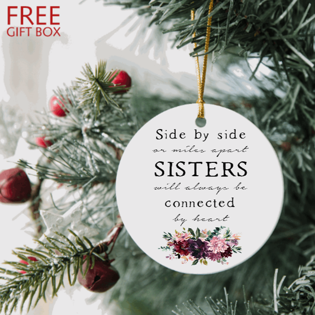 Sister Christmas Tree Ornament