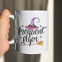 Frequent Flyer Personalized Halloween Mug