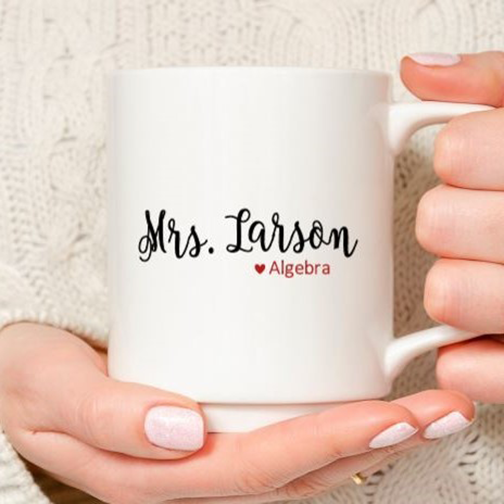 Personalized Teacher Mug