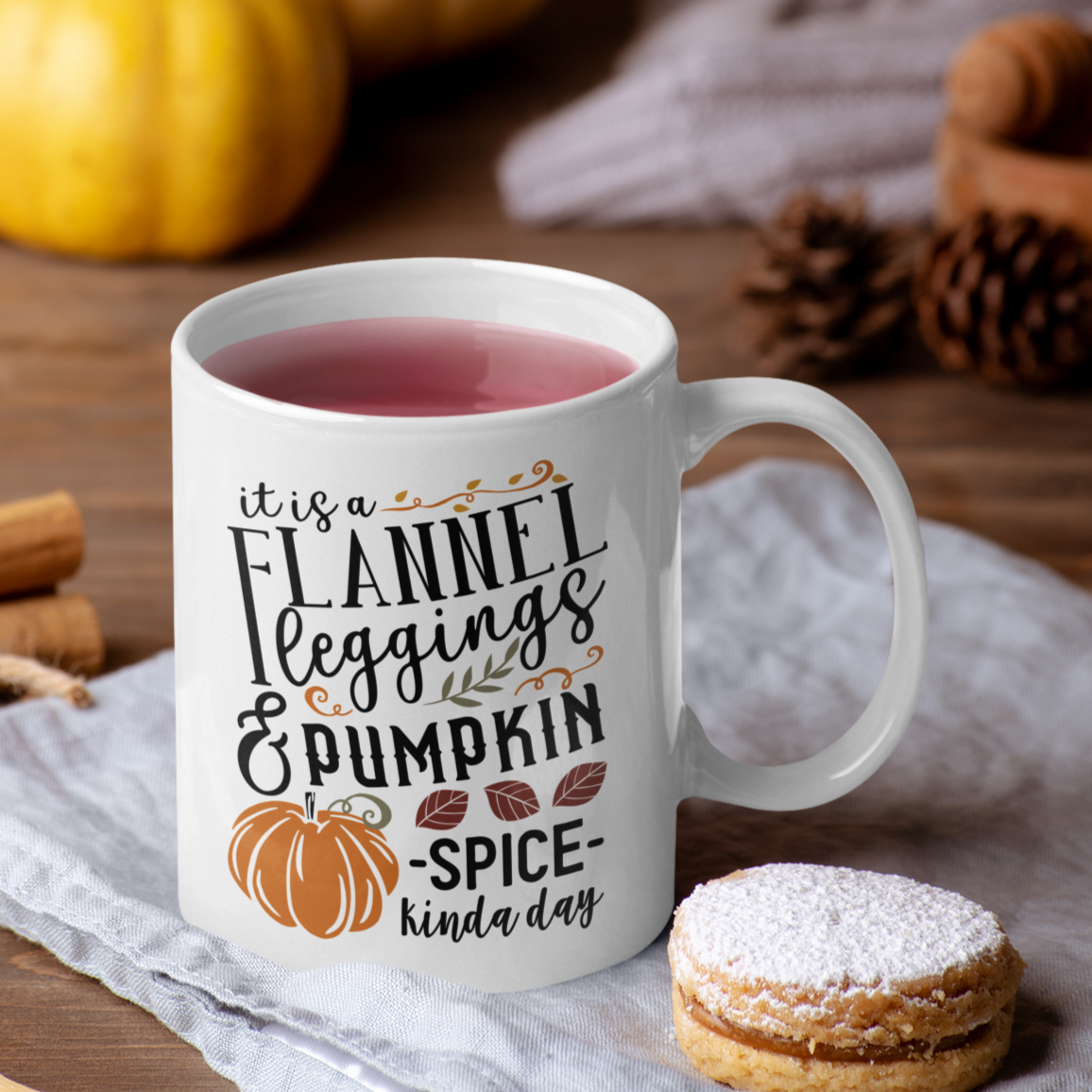 Flannel & Pumpkin Spice Mug