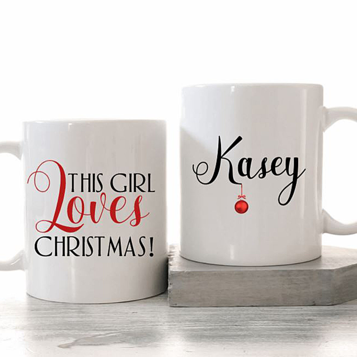 This Girl Loves Christmas Mug