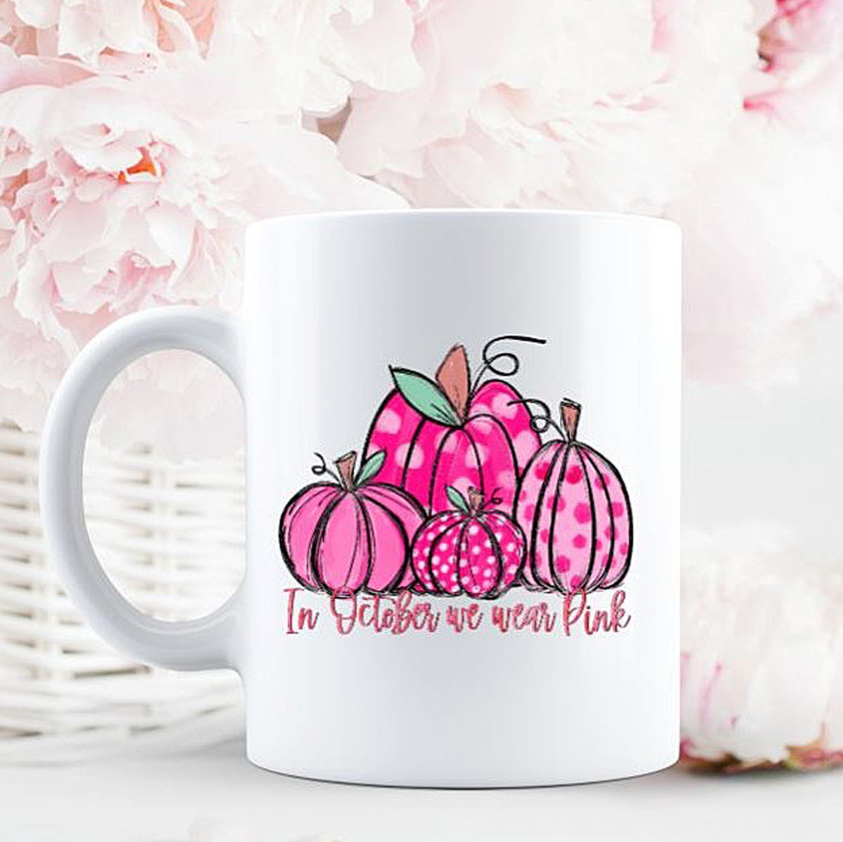 Breast Cancer Pink Ribbon Mug