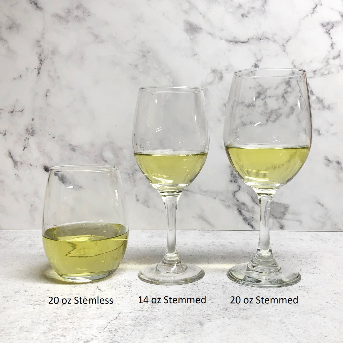 Black and White Rosebuds Wine Glasses (Set of 2)